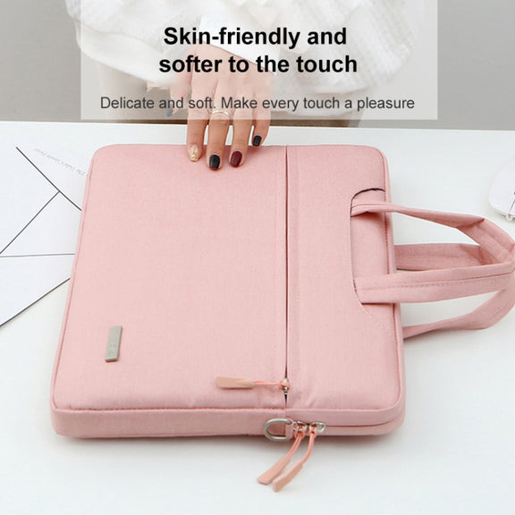 Handbag Laptop Bag Inner Bag with Shoulder Strap, Size:14 inch(Grey)