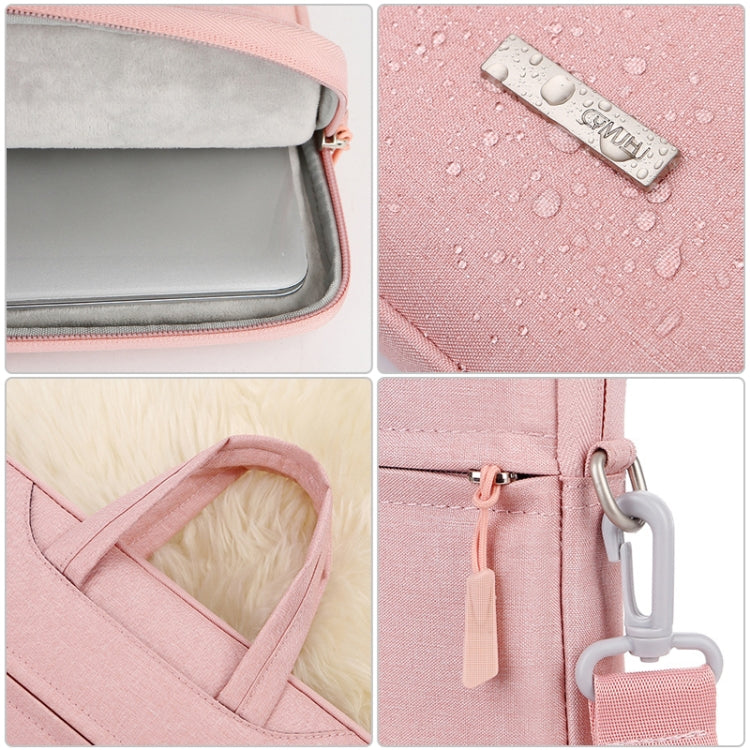 Handbag Laptop Bag Inner Bag with Shoulder Strap, Size:14 inch(Grey)