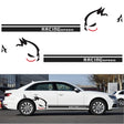 2 PCS/Set D-49 Evil Rabbit Pattern Car Modified Decorative Sticker(Black+Red) - free shipping - PMC TechLife - Order now!