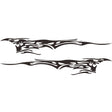 2 PCS/Set D-144 Fire Element Pattern Car Modified Decorative Sticker(Black) - Decorative Sticker by PMC TechLife | Online Shopping South Africa | PMC TechLife | Buy Now Pay Later Mobicred