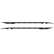 2 PCS/Set D-178 Waistline Pattern Car Modified Decorative Sticker(Black) - Decorative Sticker by PMC Jewellery | Online Shopping South Africa | PMC Jewellery | Buy Now Pay Later Mobicred