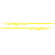 2 PCS/Set D-280 Flame Streak Pattern Car Modified Decorative Sticker(Yellow) - Decorative Sticker by PMC TechLife | Online Shopping South Africa | PMC TechLife | Buy Now Pay Later Mobicred