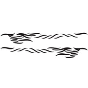 2 PCS/Set D-369 Totem Pattern Car Decorative Sticker(Black)
