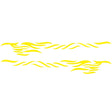 2 PCS/Set D-369 Totem Pattern Car Decorative Sticker(Yellow) - Decorative Sticker by PMC TechLife | Online Shopping South Africa | PMC TechLife | Buy Now Pay Later Mobicred