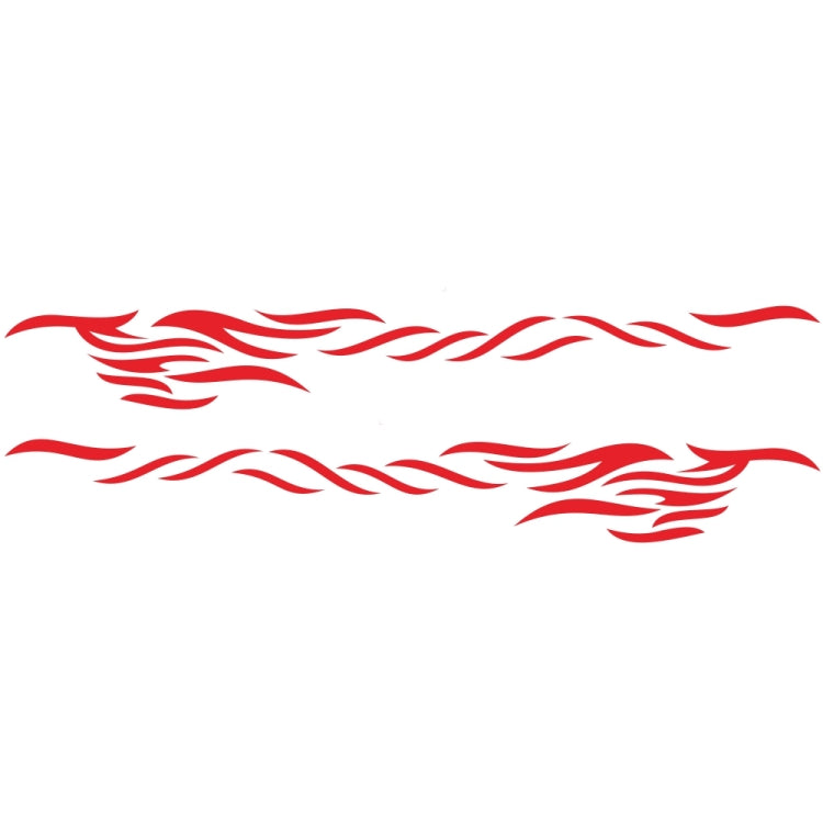 2 PCS/Set D-369 Totem Pattern Car Decorative Sticker(Red)