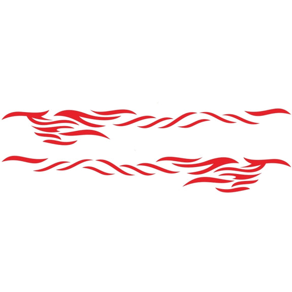 2 PCS/Set D-369 Totem Pattern Car Decorative Sticker(Red)