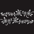2 PCS/Set D-378 Flower Totem Pattern Car Modified Decorative Sticker(White) - Decorative Sticker by PMC Jewellery | Online Shopping South Africa | PMC Jewellery | Buy Now Pay Later Mobicred