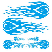 D-451 Car Modified Side Door Front Rear Bumpers Rearview Mirror Decorative Sticker(Blue)