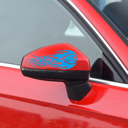 D-451 Car Modified Side Door Front Rear Bumpers Rearview Mirror Decorative Sticker(Blue)