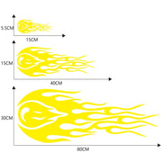 D-451 Car Modified Side Door Front Rear Bumpers Rearview Mirror Decorative Sticker(Yellow)