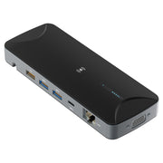 V240 12-in-1 Multifunctional USB-C / Type-C 3.1 Male HUB Docking Station(Black)