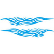 2 PCS/Set D-476 Fire Element Pattern Car Modified Decorative Sticker(Blue) - Decorative Sticker by PMC TechLife | Online Shopping South Africa | PMC TechLife | Buy Now Pay Later Mobicred