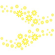 2 PCS/Set D-483 Flower Pattern Car Modified Decorative Sticker(Yellow) - Decorative Sticker by PMC TechLife | Online Shopping South Africa | PMC TechLife | Buy Now Pay Later Mobicred