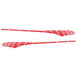 2 PCS/Set D-501 Plaid Pattern Car Modified Decorative Sticker(Red) - Decorative Sticker by PMC TechLife | Online Shopping South Africa | PMC TechLife | Buy Now Pay Later Mobicred