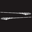 2 PCS/Set D-501 Plaid Pattern Car Modified Decorative Sticker(White) - Decorative Sticker by PMC TechLife | Online Shopping South Africa | PMC TechLife | Buy Now Pay Later Mobicred