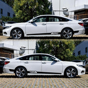 2 PCS/Set D-608 Stripe Pattern Car Modified Decorative Sticker(Black)