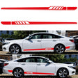 2 PCS/Set D-608 Stripe Pattern Car Modified Decorative Sticker(Red) - Decorative Sticker by PMC Jewellery | Online Shopping South Africa | PMC Jewellery | Buy Now Pay Later Mobicred