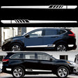 2 PCS/Set D-608 Stripe Pattern Car Modified Decorative Sticker(White) - Decorative Sticker by PMC Jewellery | Online Shopping South Africa | PMC Jewellery | Buy Now Pay Later Mobicred