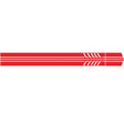 D-655 Universal Car Modified Decorative Sticker(Red) - Decorative Sticker by PMC Jewellery | Online Shopping South Africa | PMC Jewellery | Buy Now Pay Later Mobicred