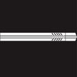 D-655 Universal Car Modified Decorative Sticker(White) - Decorative Sticker by PMC Jewellery | Online Shopping South Africa | PMC Jewellery | Buy Now Pay Later Mobicred