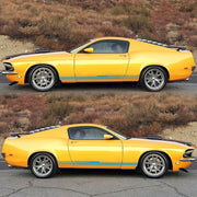 D-730 Stripe Pattern Car Modified Decorative Sticker(Blue)