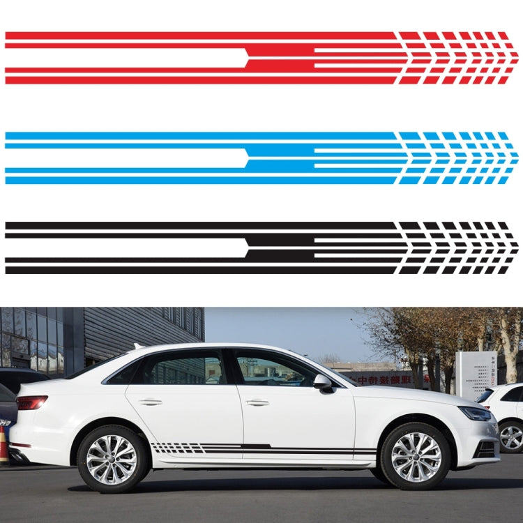 D-730 Stripe Pattern Car Modified Decorative Sticker(Yellow)
