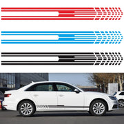 D-730 Stripe Pattern Car Modified Decorative Sticker(Yellow)