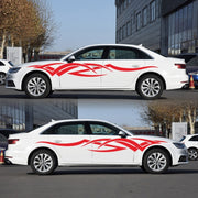 2 PCS/Set D-731 Totem Pattern Car Modified Decorative Sticker(Red)