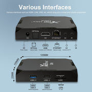 X96 Max+ Ultra 4GB+64GB Amlogic S905X4 8K Smart TV BOX Android 11.0 Media Player, Plug Type:US Plug