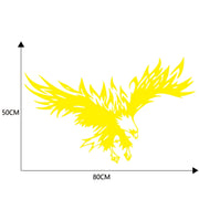 D-733 Eagle Pattern Car Modified Hood Decorative Sticker(Yellow)