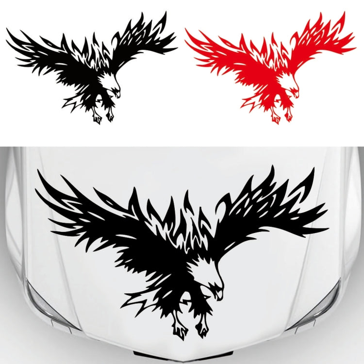 D-733 Eagle Pattern Car Modified Hood Decorative Sticker(Yellow)