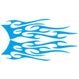 2 PCS/Set D-751 Flame Pattern Car Modified Decorative Sticker(Blue) - Decorative Sticker by PMC TechLife | Online Shopping South Africa | PMC TechLife | Buy Now Pay Later Mobicred
