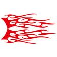 2 PCS/Set D-751 Flame Pattern Car Modified Decorative Sticker(Red) - Decorative Sticker by PMC TechLife | Online Shopping South Africa | PMC TechLife | Buy Now Pay Later Mobicred