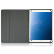 For 10 inch Cloth Texture 360 Rotation Horizontal Flip Universal Tablet PC Leather Case with Pen Slot(Grey)