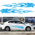 2 PCS/Set D-815 Flame Lion Pattern Car Modified Decorative Sticker(Blue) - Decorative Sticker by PMC TechLife | Online Shopping South Africa | PMC TechLife | Buy Now Pay Later Mobicred