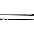 2 PCS/Set D-854 Stripe Pattern Car Modified Decorative Sticker(Black) - Decorative Sticker by PMC Jewellery | Online Shopping South Africa | PMC Jewellery | Buy Now Pay Later Mobicred