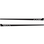 2 PCS/Set D-854 Stripe Pattern Car Modified Decorative Sticker(Black)