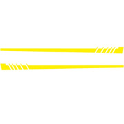 2 PCS/Set D-854 Stripe Pattern Car Modified Decorative Sticker(Yellow)