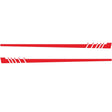 2 PCS/Set D-854 Stripe Pattern Car Modified Decorative Sticker(Red) - Decorative Sticker by PMC Jewellery | Online Shopping South Africa | PMC Jewellery | Buy Now Pay Later Mobicred