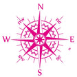 D-863 Compass Pattern Car Modified Decorative Sticker(Purple) - Decorative Sticker by PMC TechLife | Online Shopping South Africa | PMC TechLife | Buy Now Pay Later Mobicred