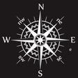 D-863 Compass Pattern Car Modified Decorative Sticker(White) - Decorative Sticker by PMC TechLife | Online Shopping South Africa | PMC TechLife | Buy Now Pay Later Mobicred