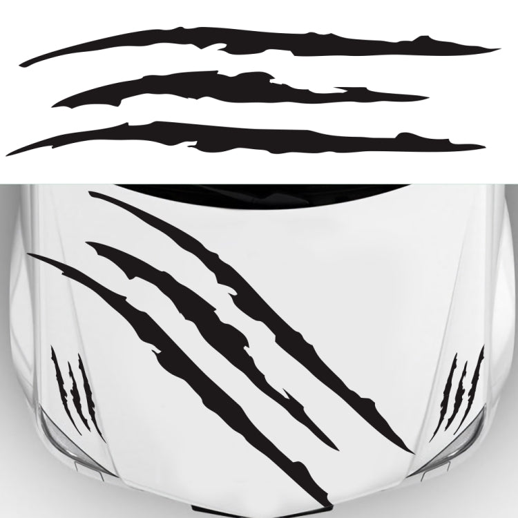 D-865 Claw Scratches Pattern Car Modified Decorative Sticker(Black)
