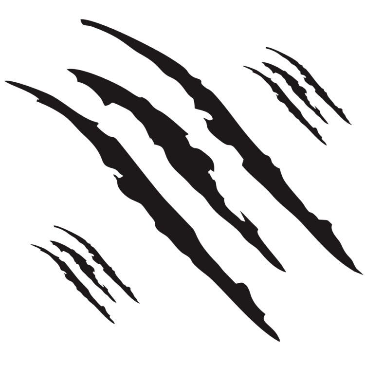 D-865 Claw Scratches Pattern Car Modified Decorative Sticker(Black)