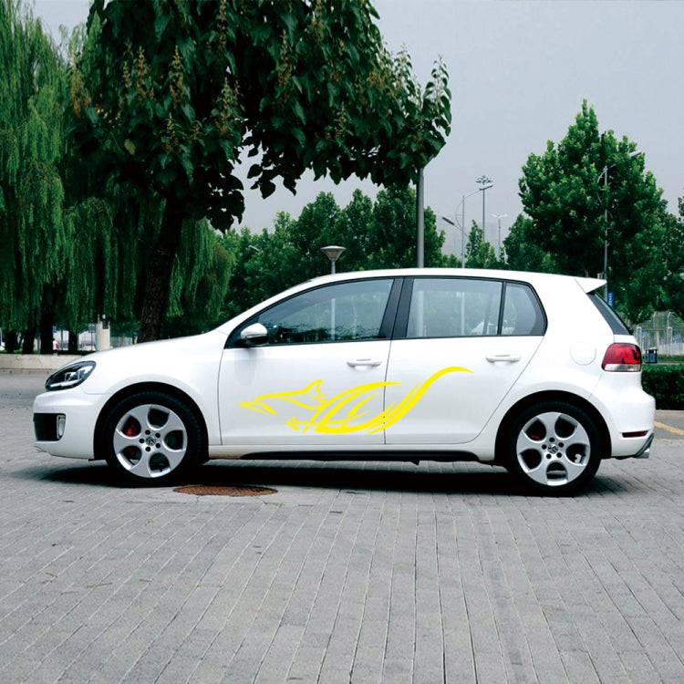 D-905 Animal Pattern Car Modified Decorative Sticker(Yellow)