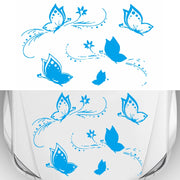 D-907 Butterflies Pattern Car Modified Decorative Sticker(Blue)