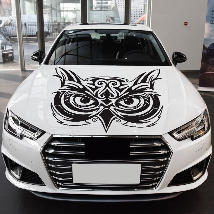 D-921 Eagle Totem Pattern Car Modified Decorative Sticker(Black)