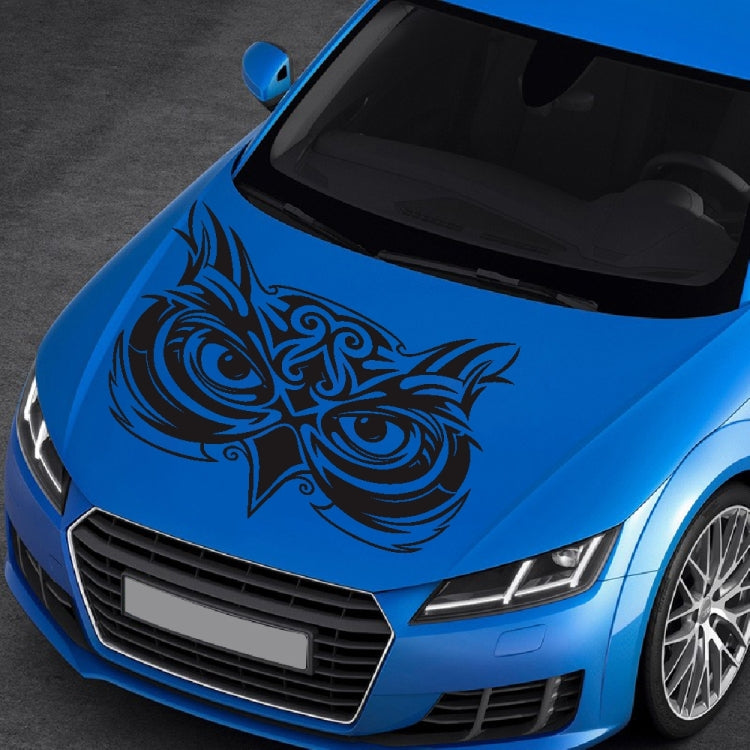 D-921 Eagle Totem Pattern Car Modified Decorative Sticker(Black)