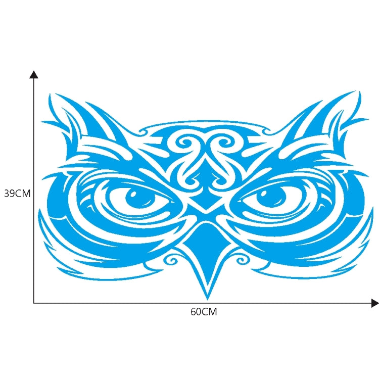 D-921 Eagle Totem Pattern Car Modified Decorative Sticker(Blue)
