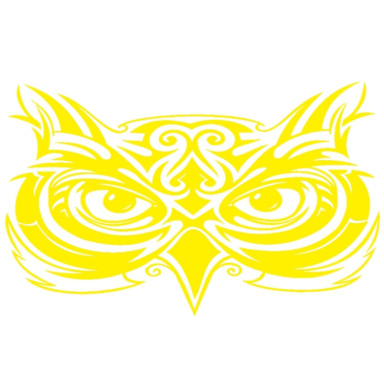 D-921 Eagle Totem Pattern Car Modified Decorative Sticker(Yellow)