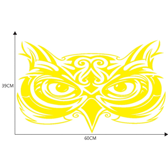 D-921 Eagle Totem Pattern Car Modified Decorative Sticker(Yellow)